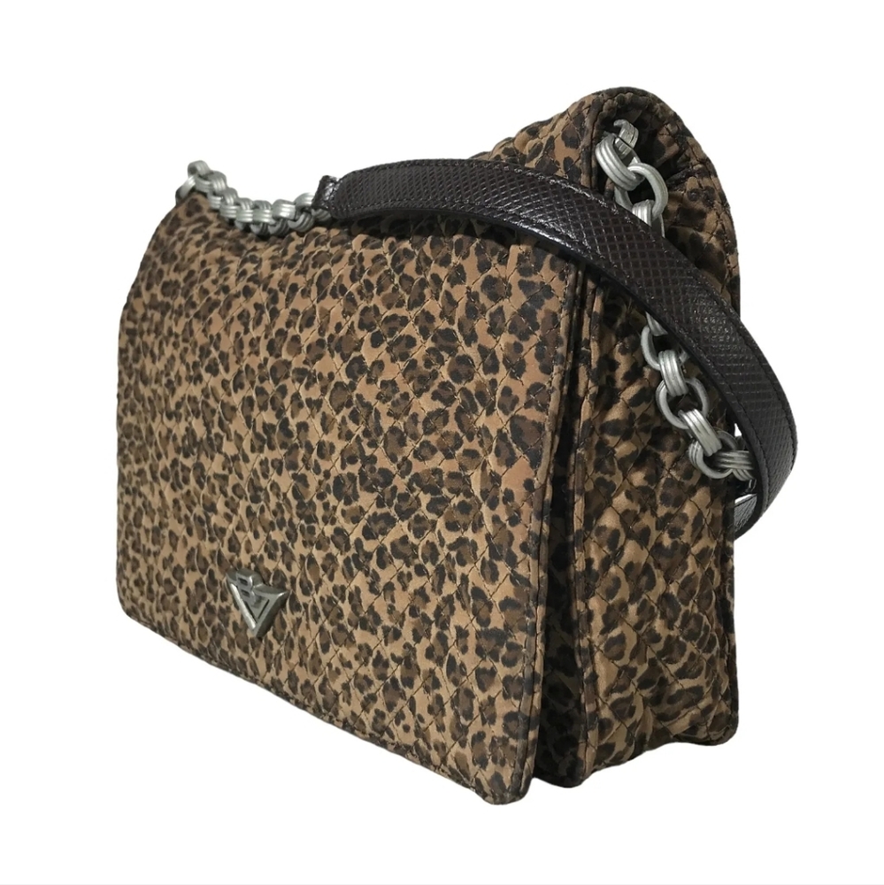 BOTTEGA VENETA NYLON SHOULDER BAG LEOPARD DESIGN 10139701025 MAC - Picture 4 of 13